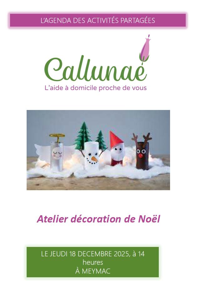 🎅🎄🎁 [ATELIER DÉCORATION DE NOËL] 🎅🎄🎁